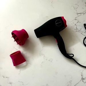 Bellami Mini Travel Hair Dryer with Attachments